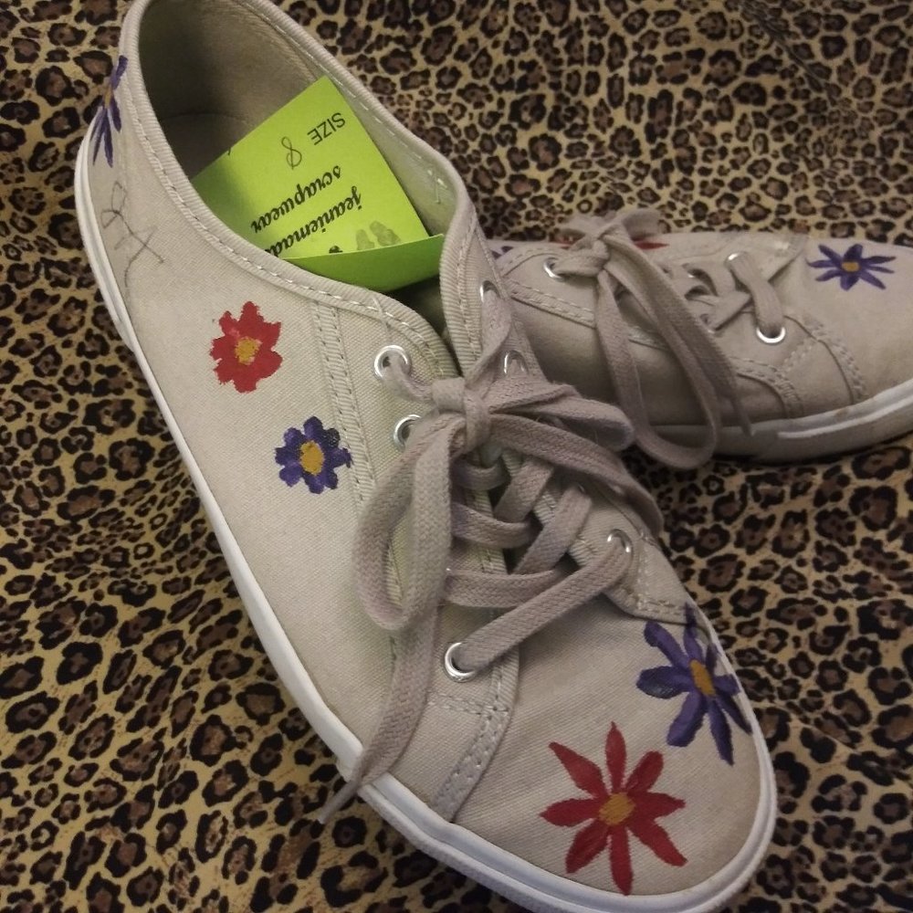 1776 Size 8 Old Navy Upcycled Sneakers - Picture 2 of 7